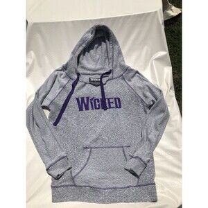 Wicked Broadway Musical Gray Lightweight Hoodie Womens Size Small